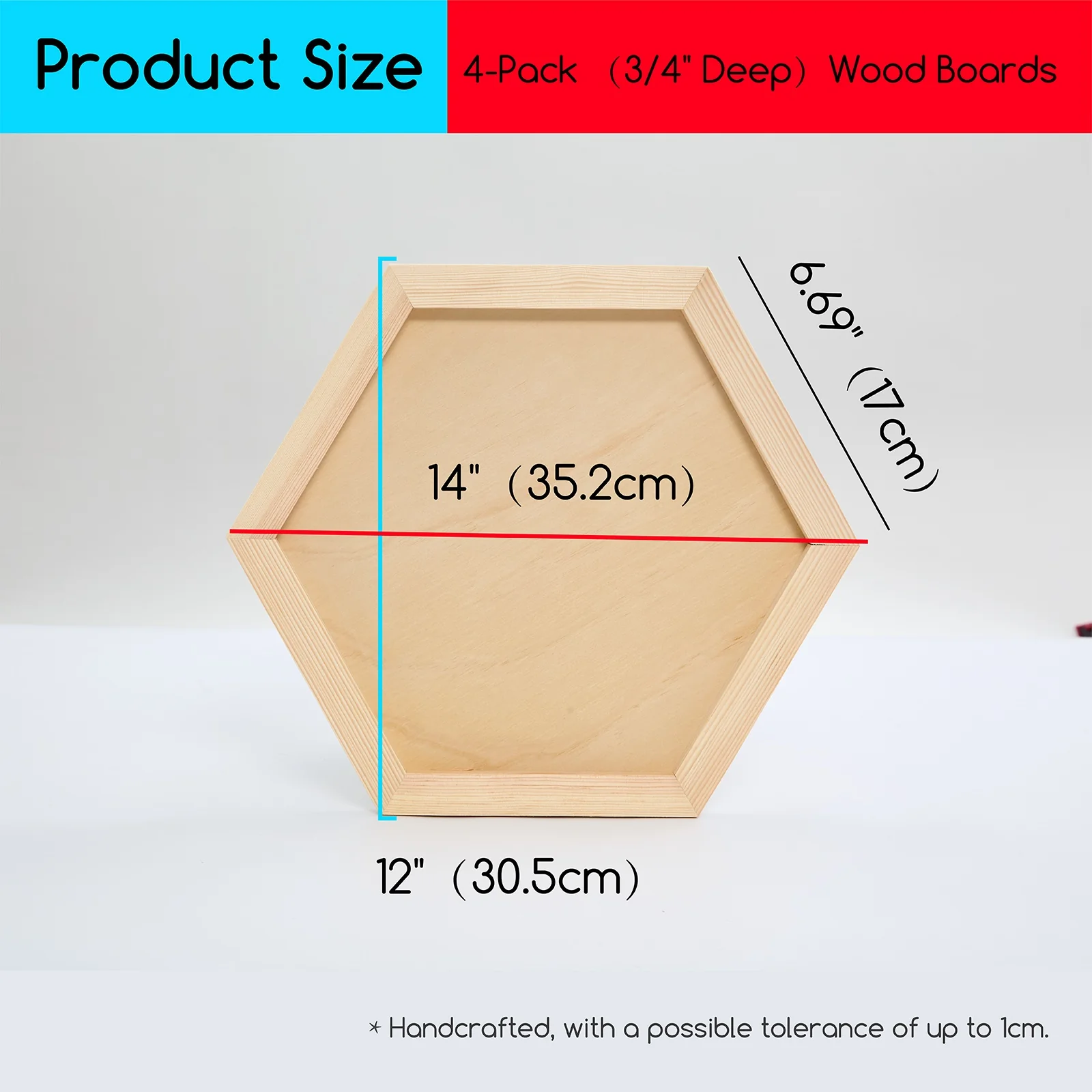 MEEDEN Hexagon Wood Canvas Panels - Image 14
