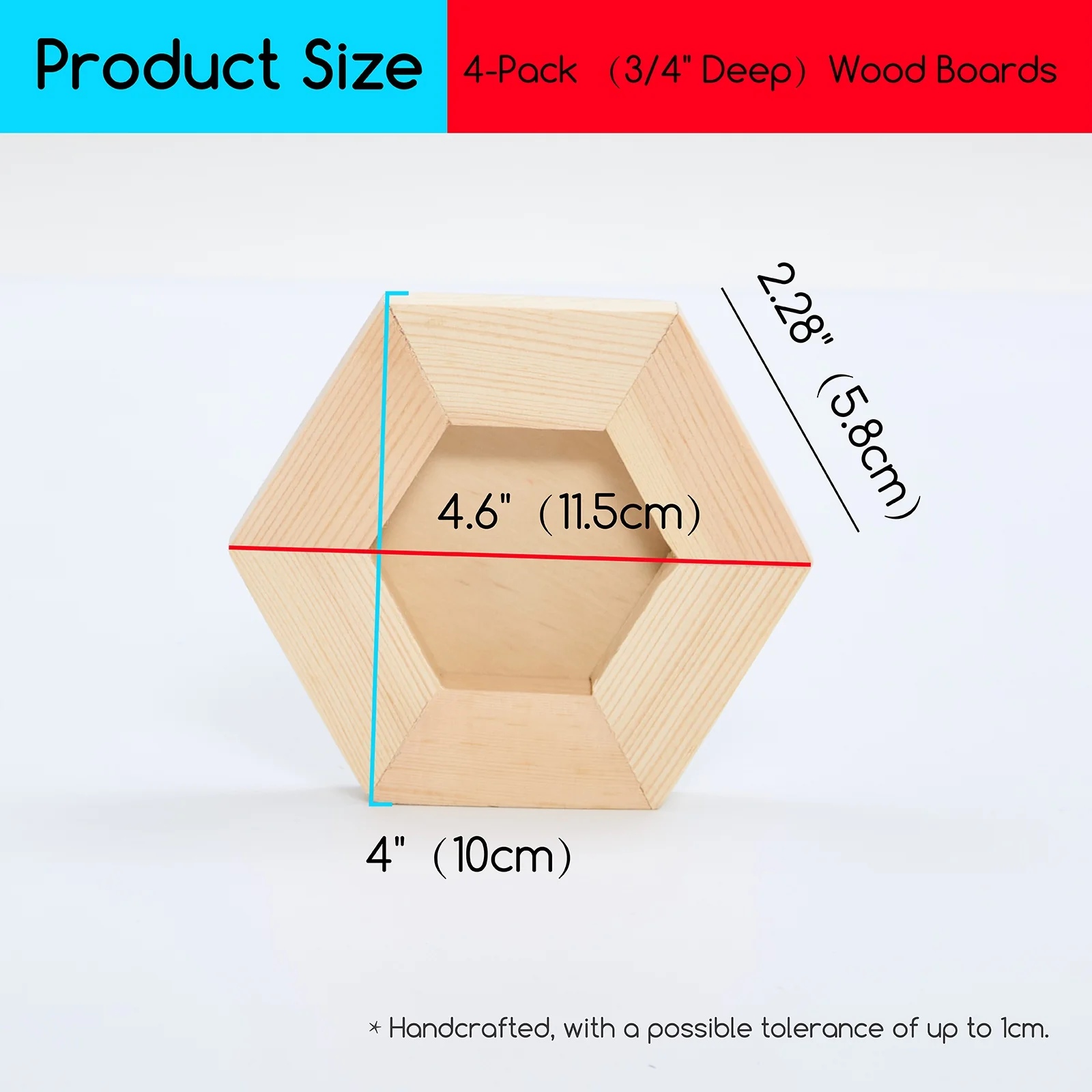 MEEDEN Hexagon Wood Canvas Panels - Image 6