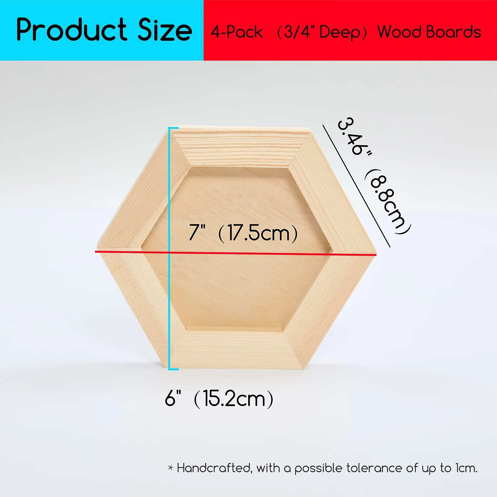 MEEDEN Hexagon Wood Canvas Panels - Image 8