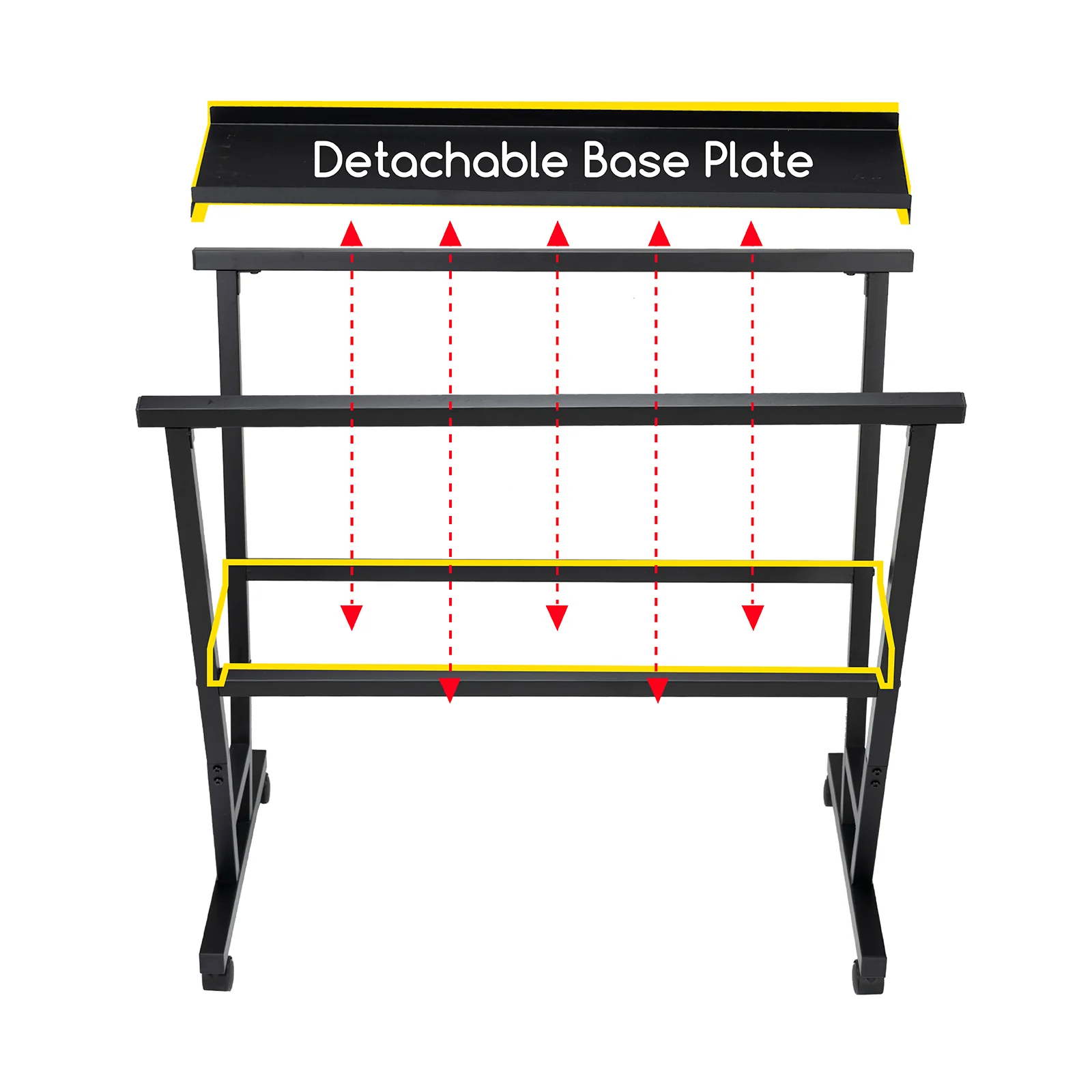 MEEDEN Metal Print Rack - Black - Image 6