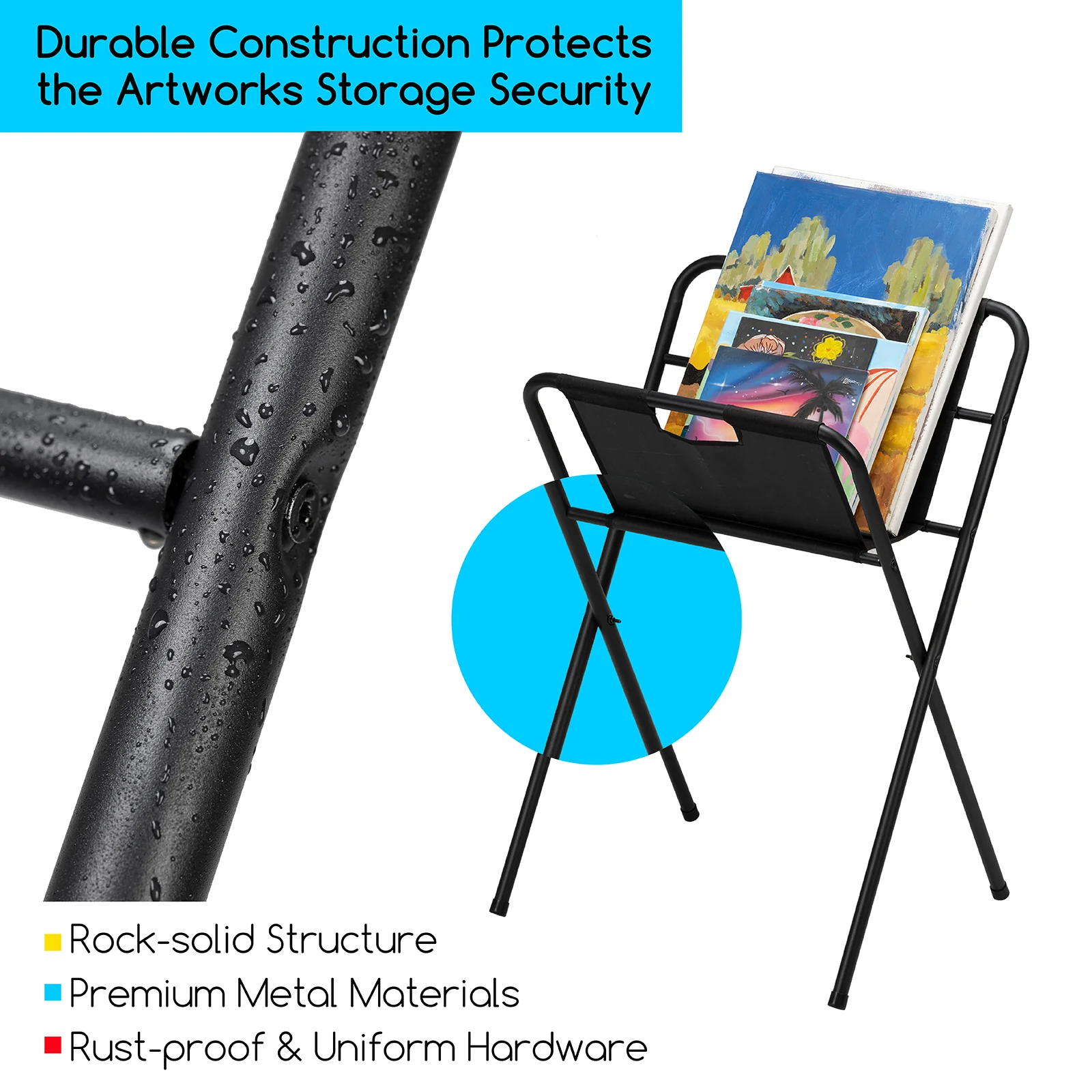 MEEDEN Metal Print Rack- Medium - Image 4