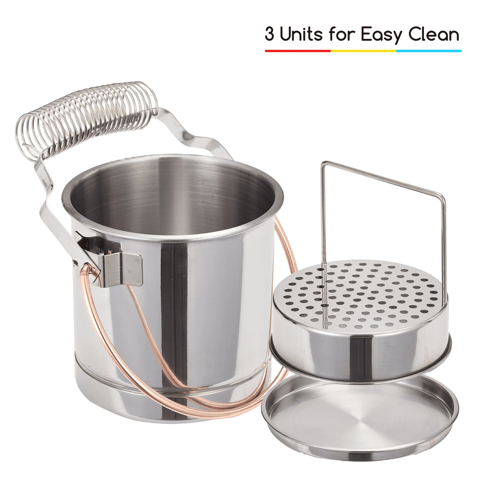 MEEDEN Portable Paint Brush Washer: Airtight Stainless Steel - Extra Large - Image 3