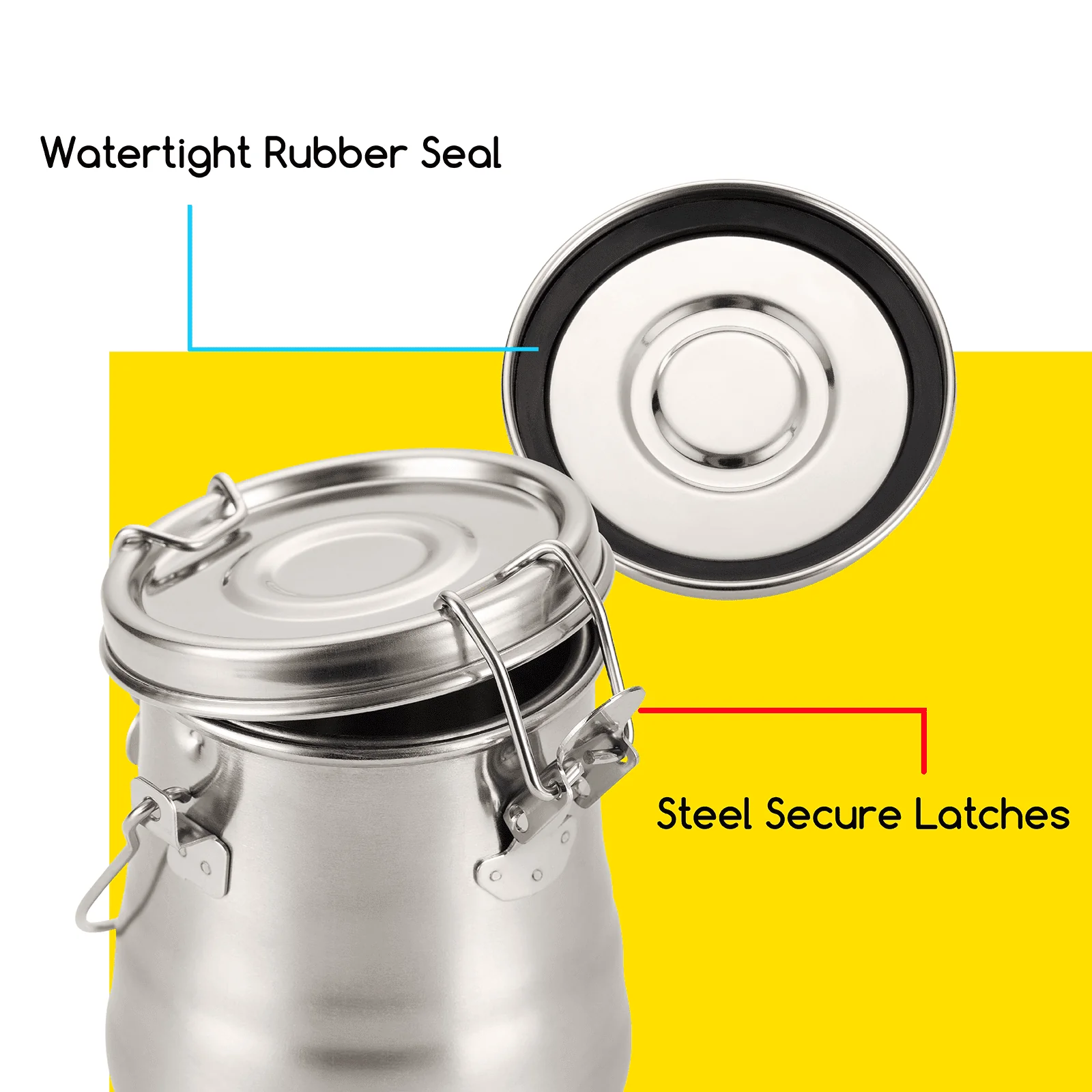 MEEDEN Portable Paint Brush Washer: Airtight Stainless Steel - Medium - Image 4
