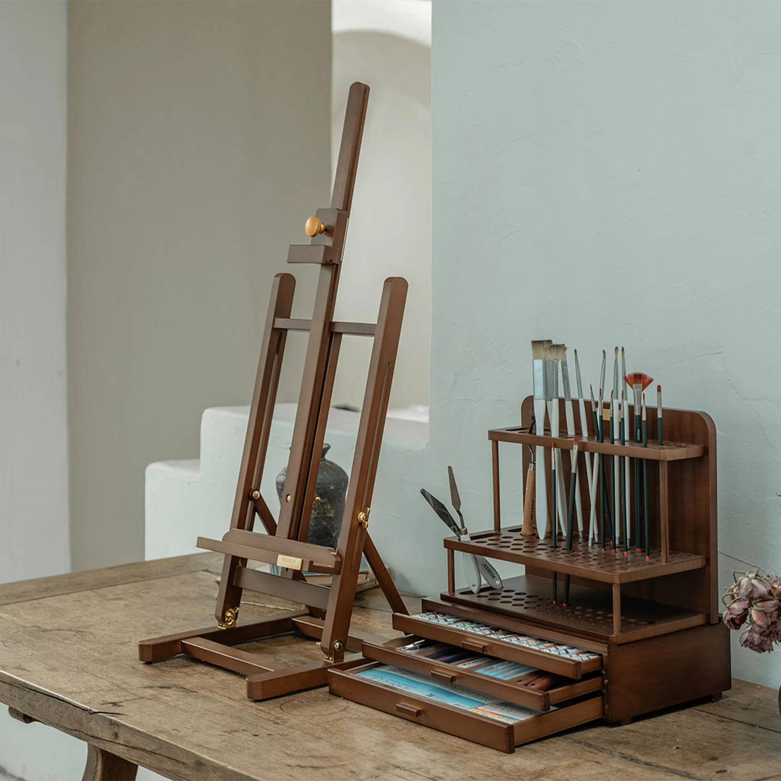 MEEDEN Pro Adjustable Beech Wood H Frame Tabletop Easel-HJ-10 - Image 4