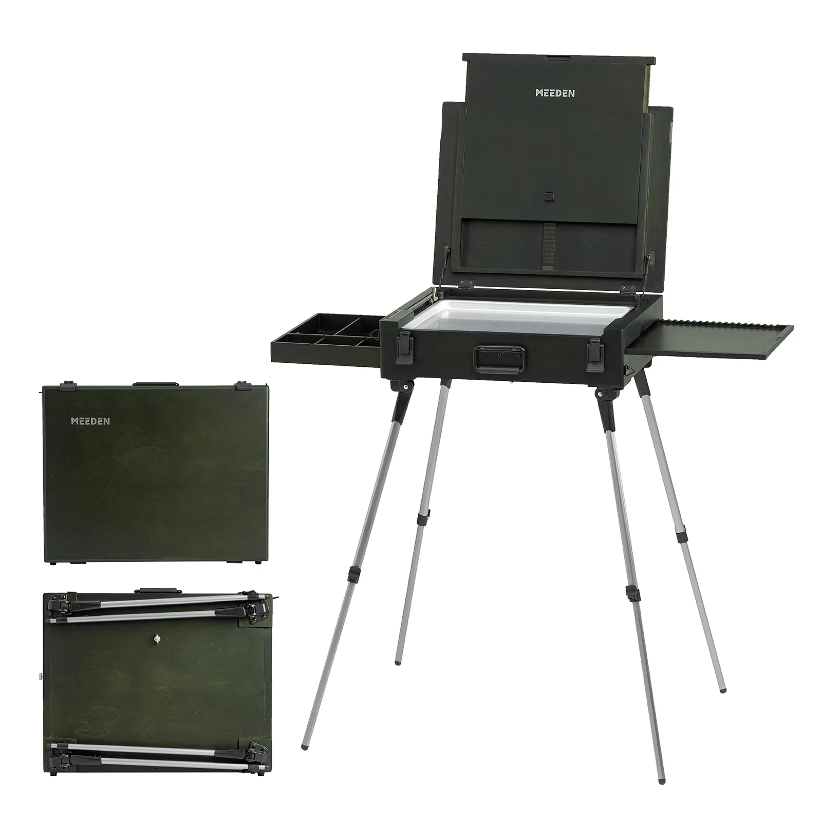 MEEDEN PRO Portable Boxwood French Easel Box - Image 4