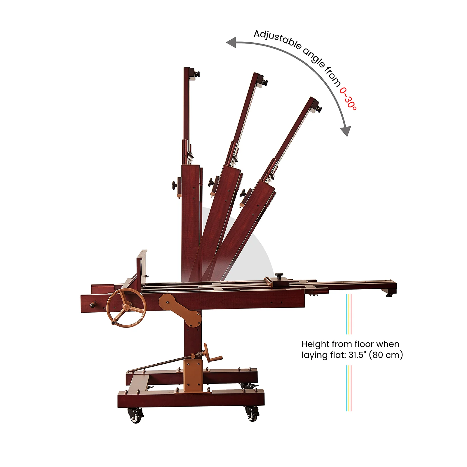 MEEDEN Pro Semi-Automatic Adjustable Large Capacity Mechanized Artwork Easel - DHJ-5 - Image 7