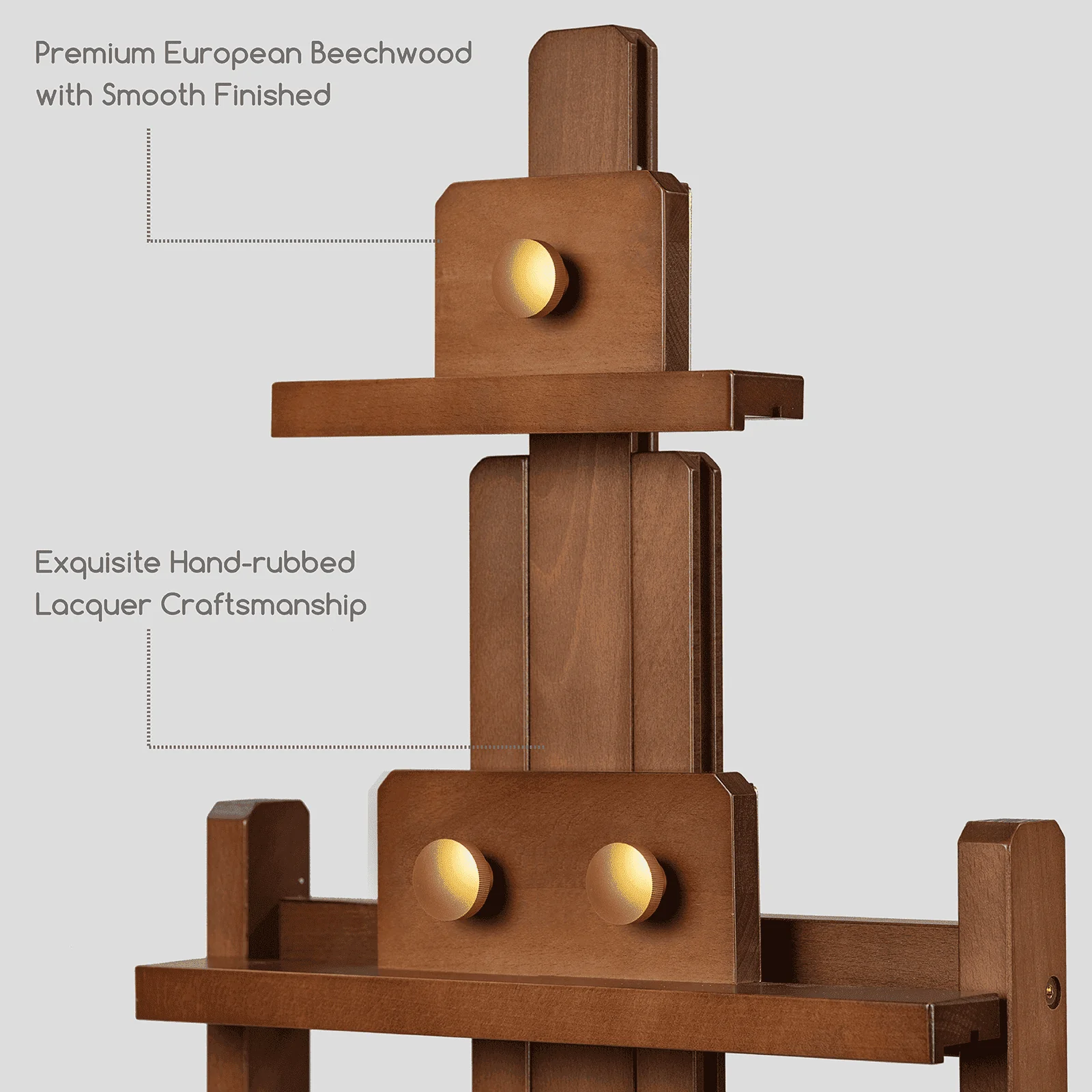 MEEDEN Pro Versatile Assembly-Free Beech Wood Painting Easel- W14 Pro - Image 7