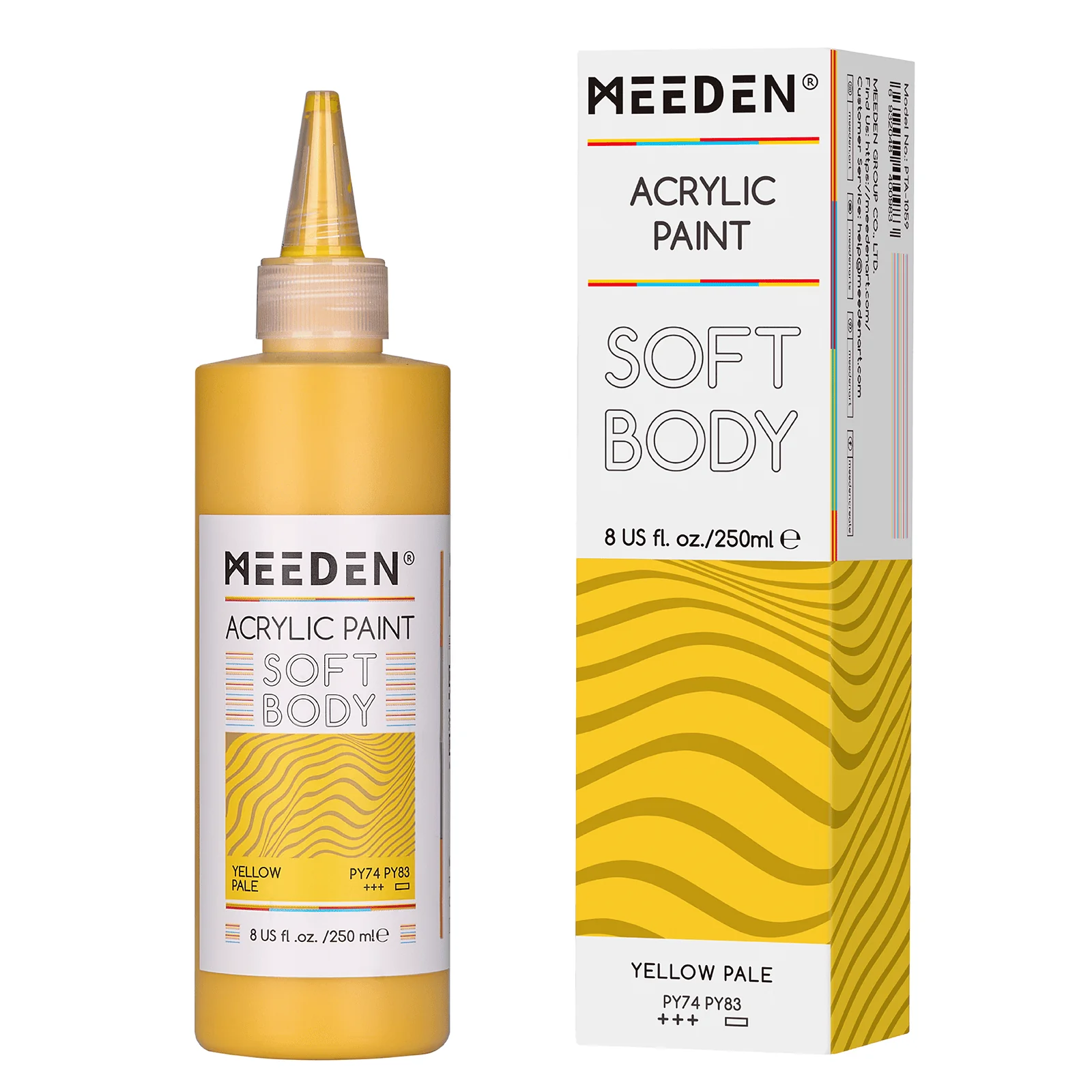 MEEDEN Soft Body Acrylic Paints Set, 37 Colors x 250ml/8.45oz - Image 14