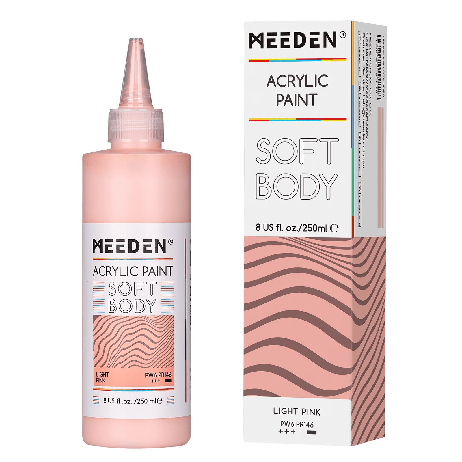 MEEDEN Soft Body Acrylic Paints Set, 37 Colors x 250ml/8.45oz - Image 16