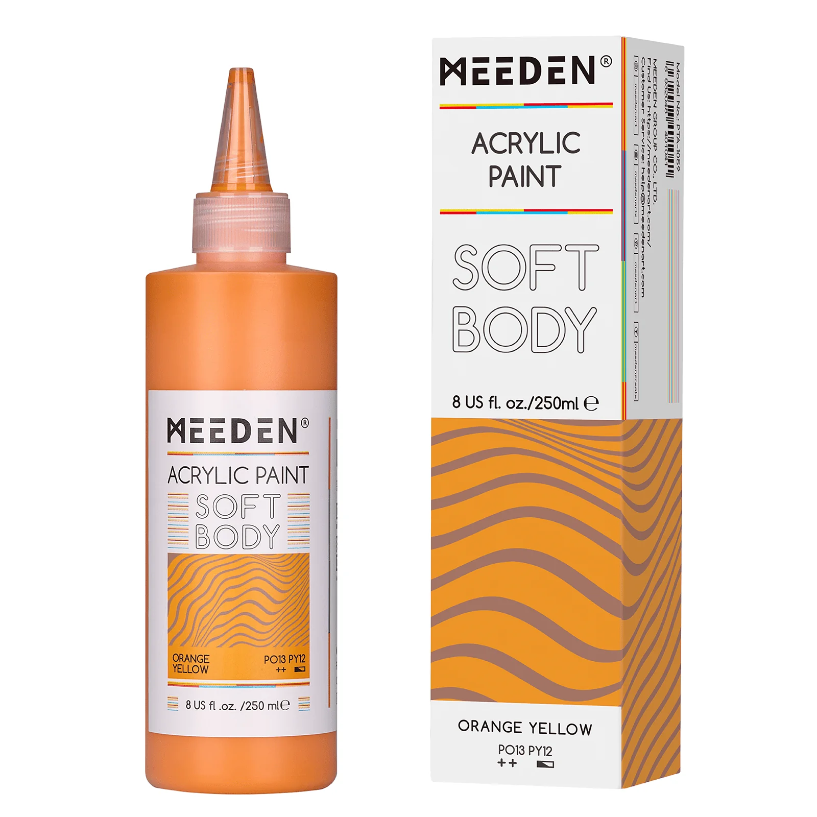 MEEDEN Soft Body Acrylic Paints Set, 37 Colors x 250ml/8.45oz - Image 20