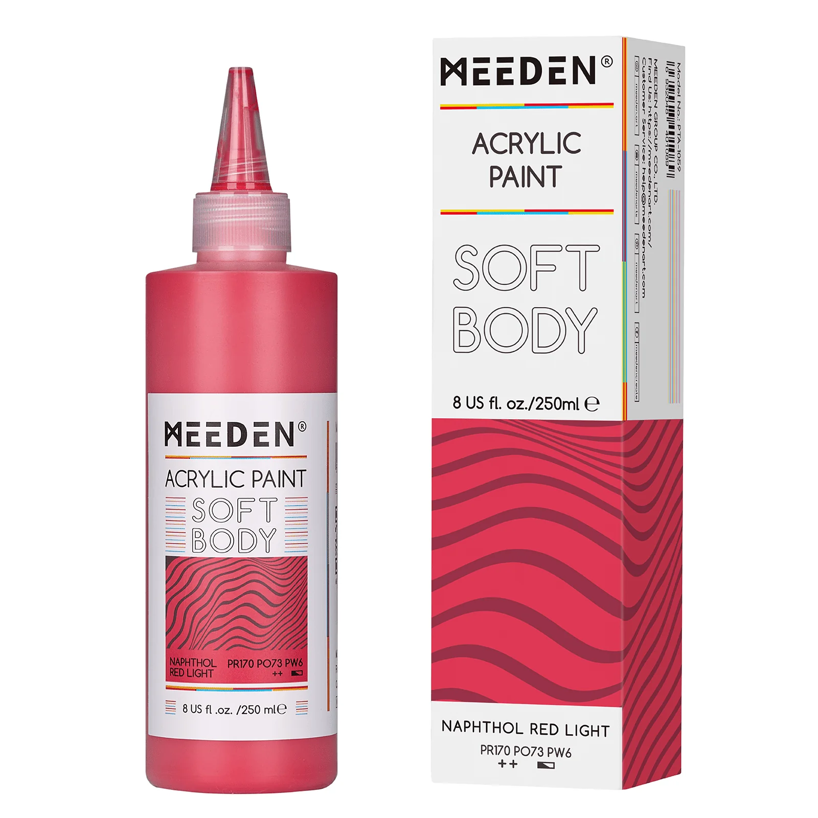 MEEDEN Soft Body Acrylic Paints Set, 37 Colors x 250ml/8.45oz - Image 24