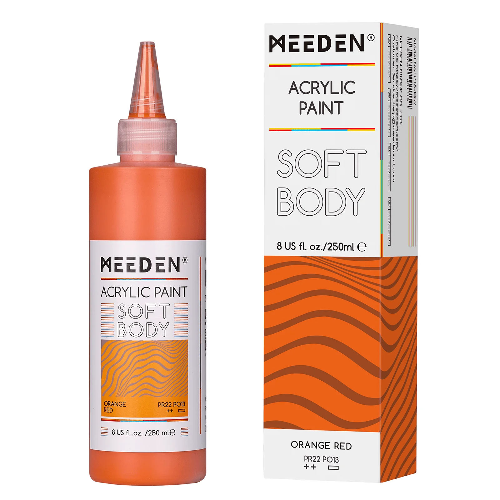 MEEDEN Soft Body Acrylic Paints Set, 37 Colors x 250ml/8.45oz - Image 26