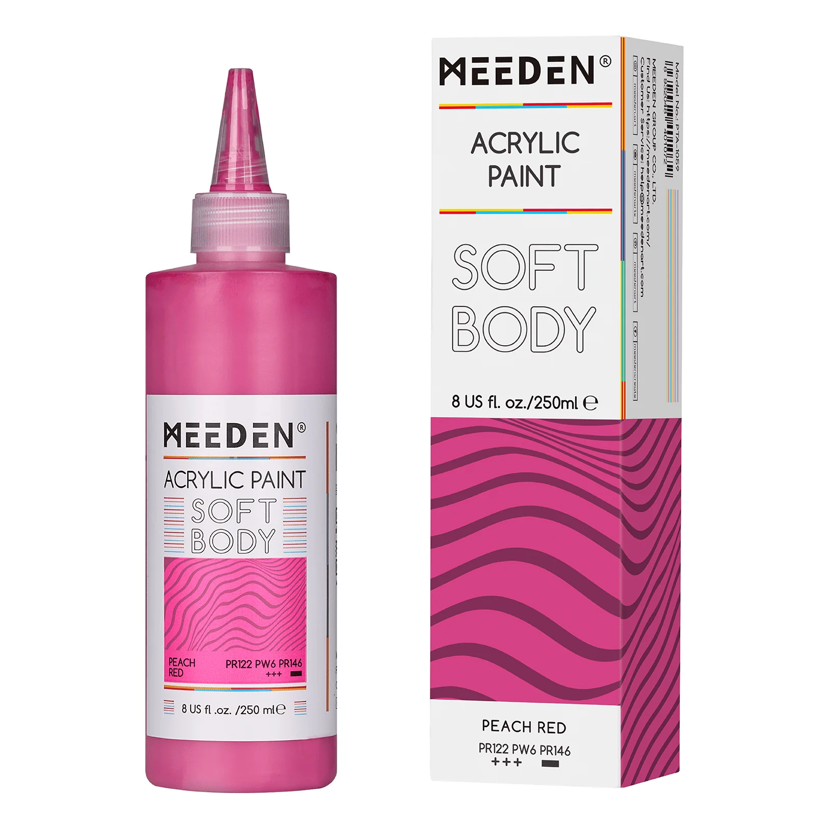 MEEDEN Soft Body Acrylic Paints Set, 37 Colors x 250ml/8.45oz - Image 30