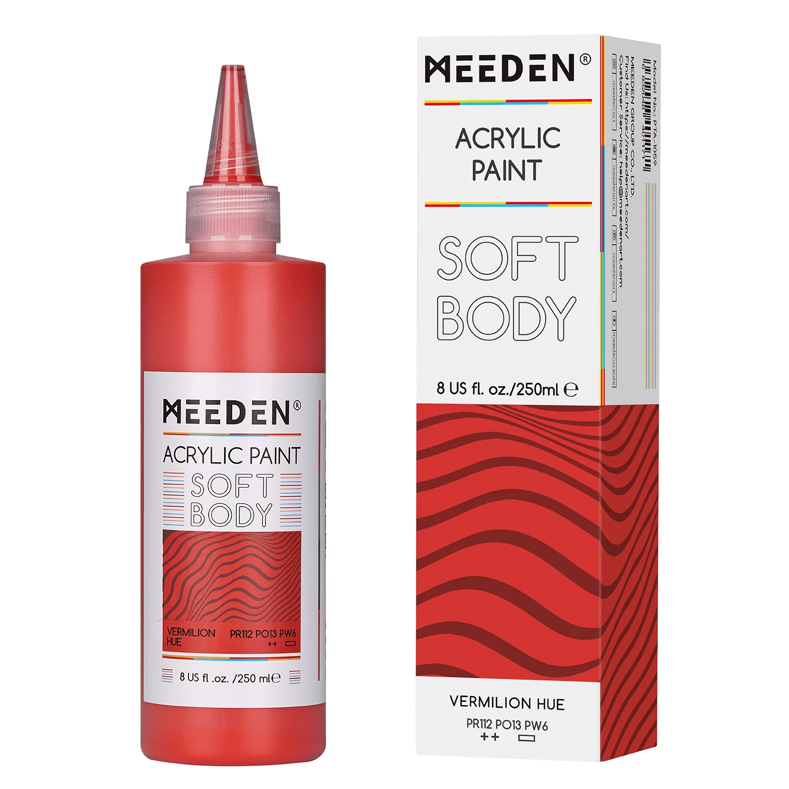 MEEDEN Soft Body Acrylic Paints Set, 37 Colors x 250ml/8.45oz - Image 32