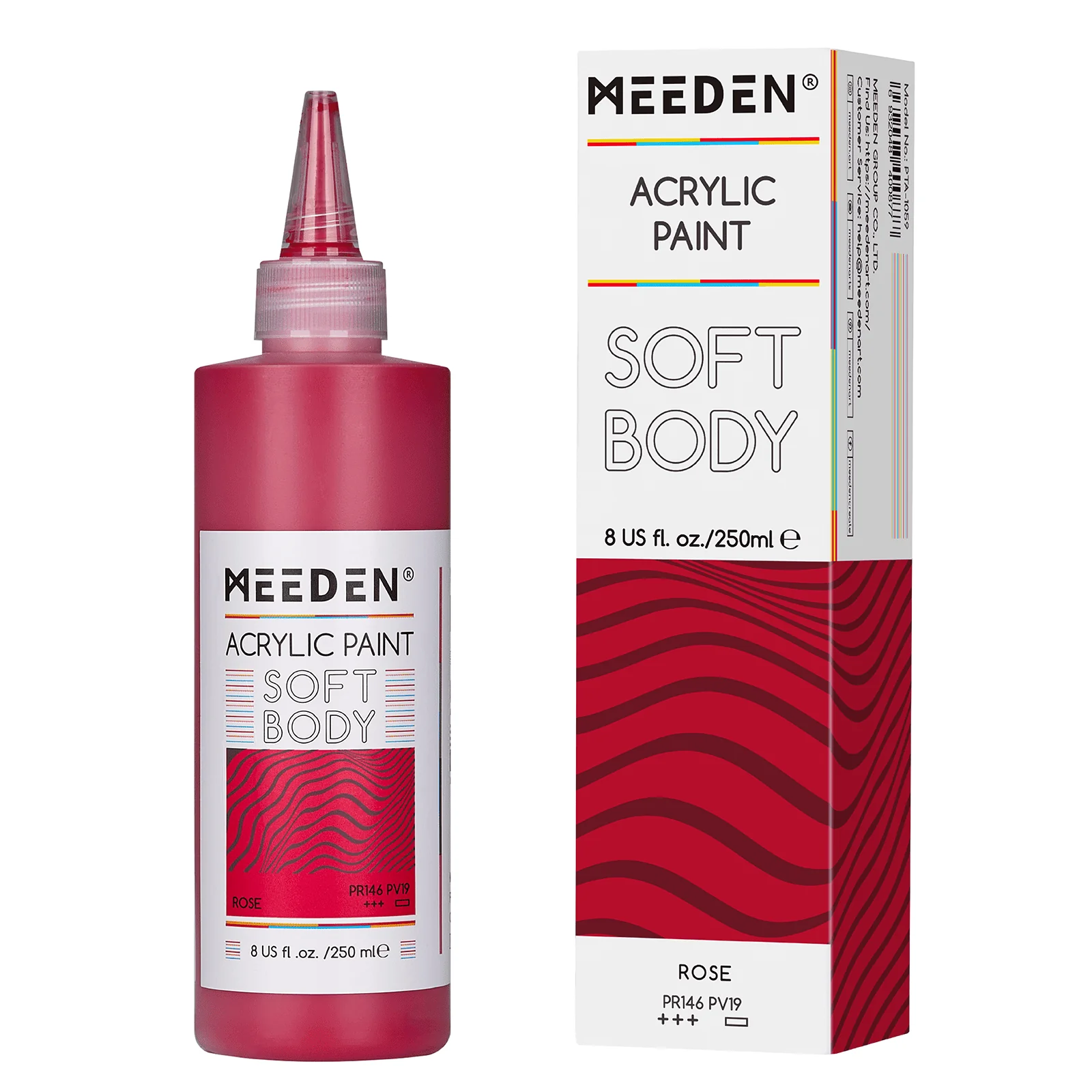 MEEDEN Soft Body Acrylic Paints Set, 37 Colors x 250ml/8.45oz - Image 34