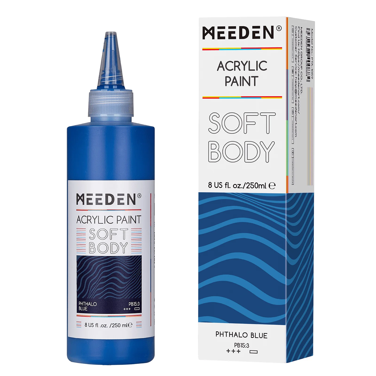 MEEDEN Soft Body Acrylic Paints Set, 37 Colors x 250ml/8.45oz - Image 40