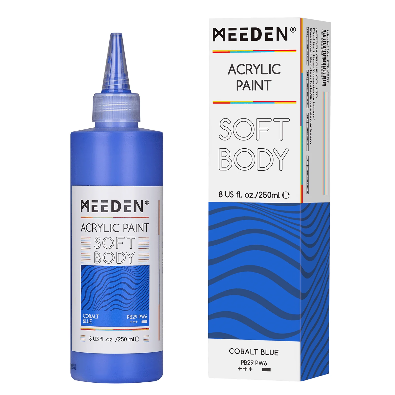 MEEDEN Soft Body Acrylic Paints Set, 37 Colors x 250ml/8.45oz - Image 44