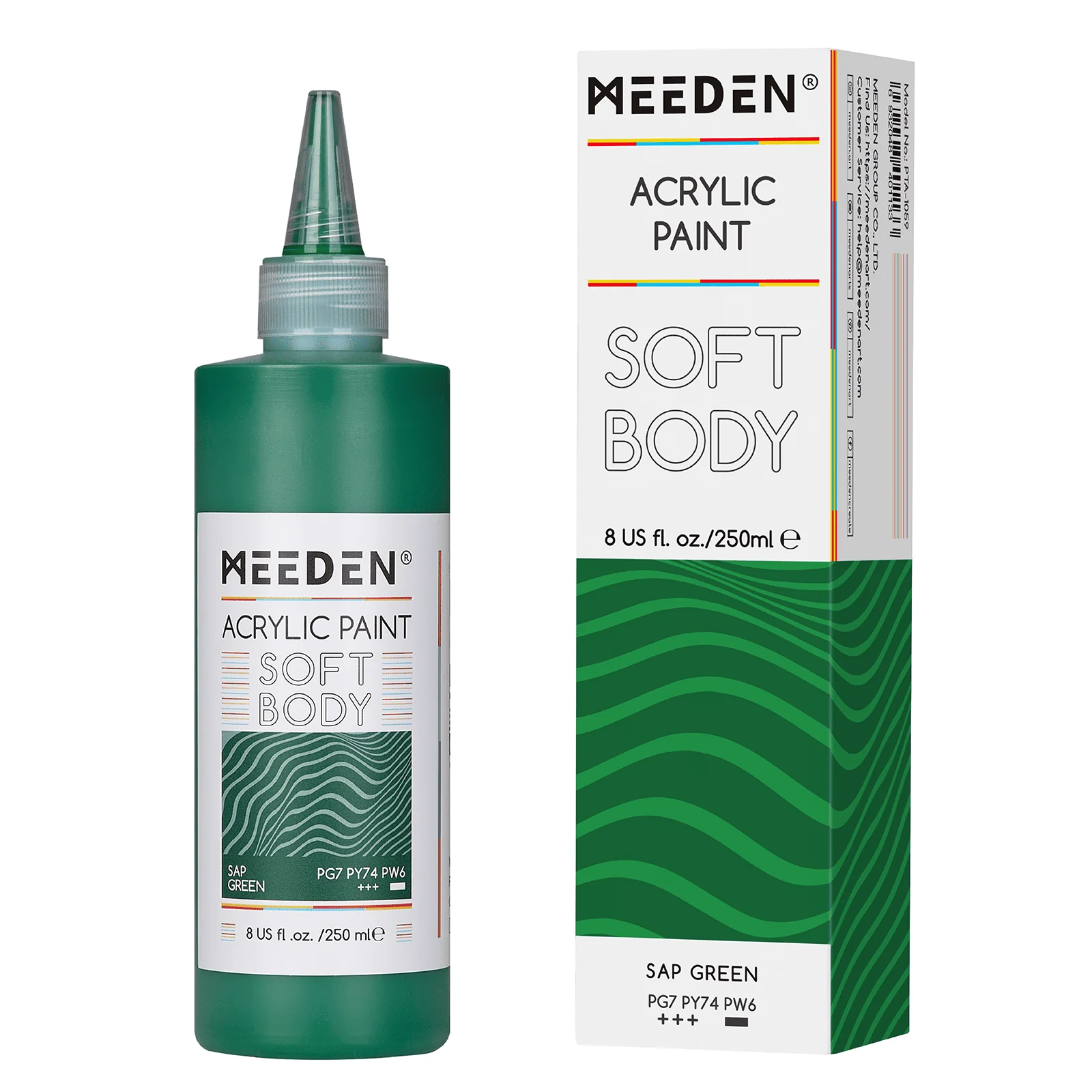 MEEDEN Soft Body Acrylic Paints Set, 37 Colors x 250ml/8.45oz - Image 52