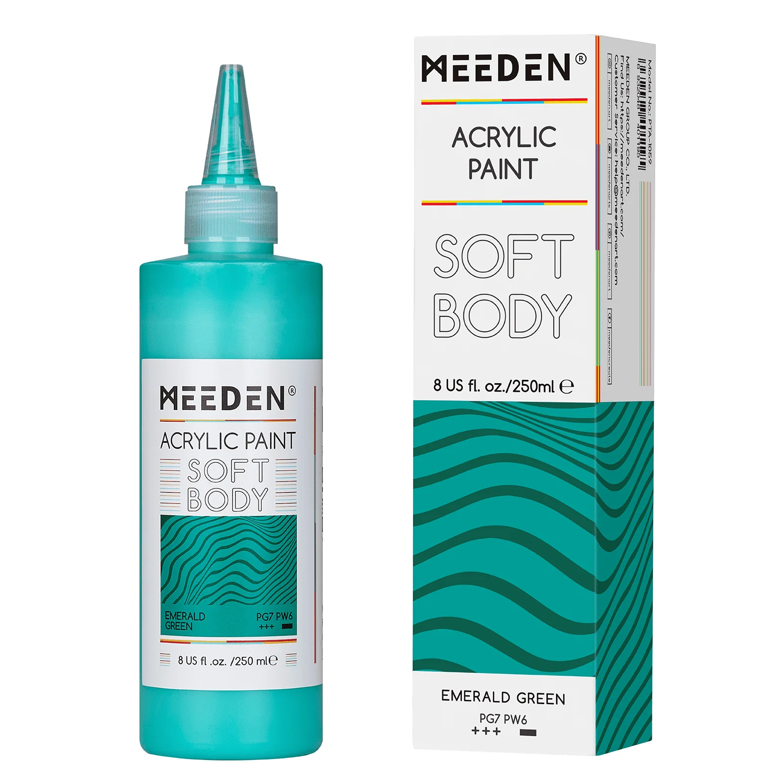 MEEDEN Soft Body Acrylic Paints Set, 37 Colors x 250ml/8.45oz - Image 54