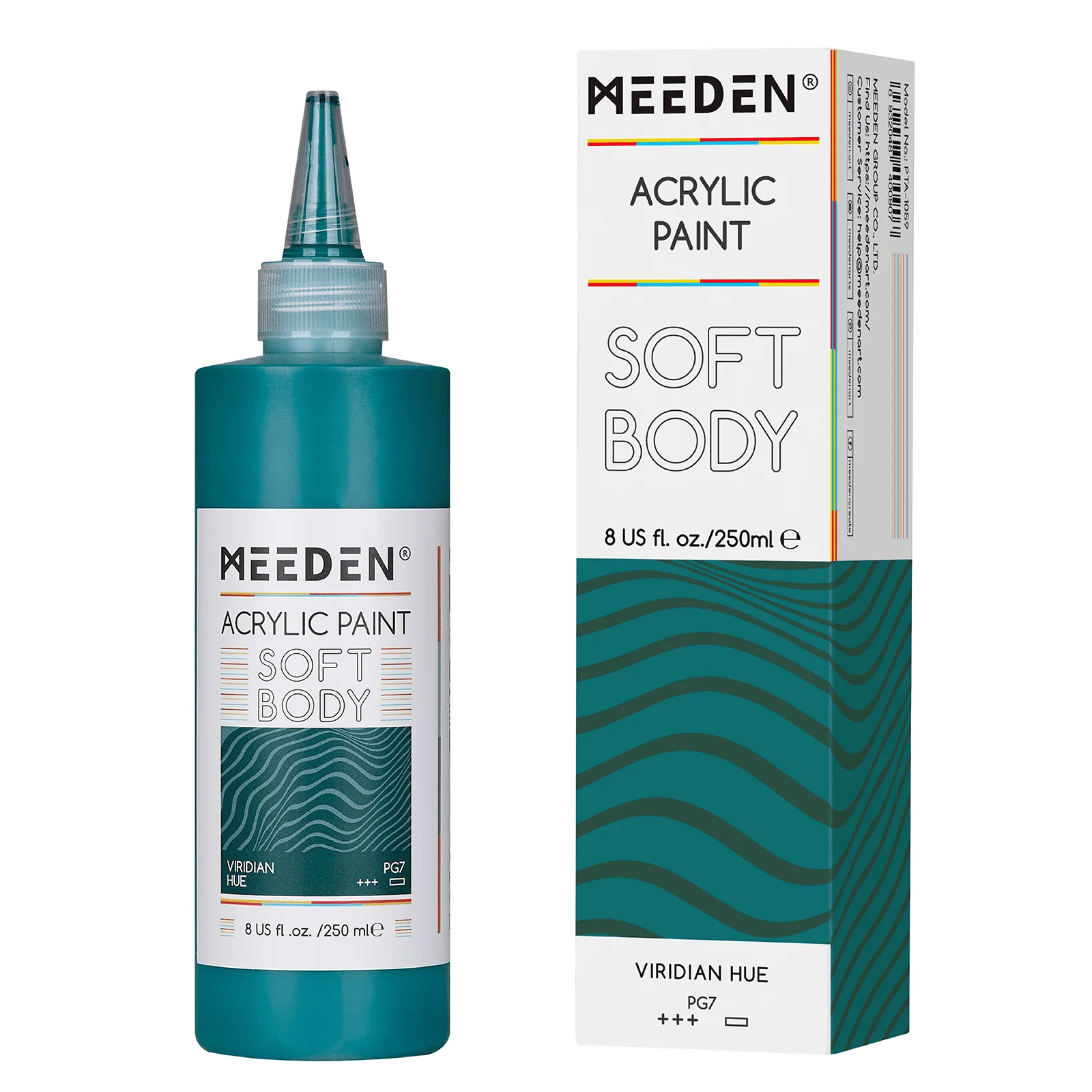 MEEDEN Soft Body Acrylic Paints Set, 37 Colors x 250ml/8.45oz - Image 56