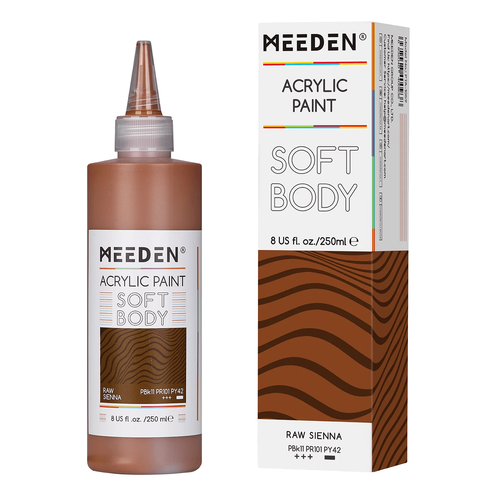 MEEDEN Soft Body Acrylic Paints Set, 37 Colors x 250ml/8.45oz - Image 62