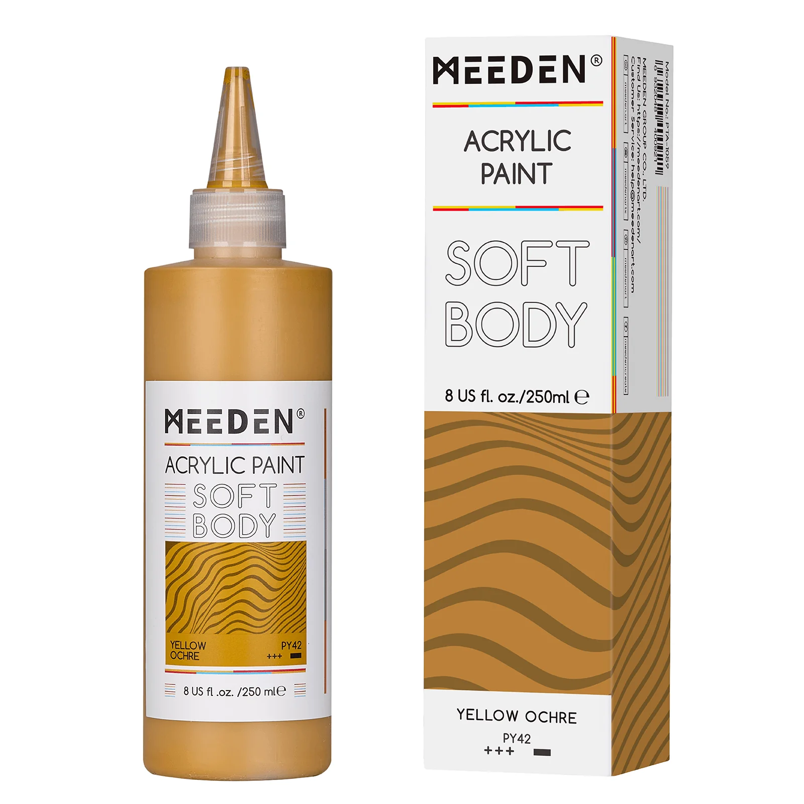 MEEDEN Soft Body Acrylic Paints Set, 37 Colors x 250ml/8.45oz - Image 64