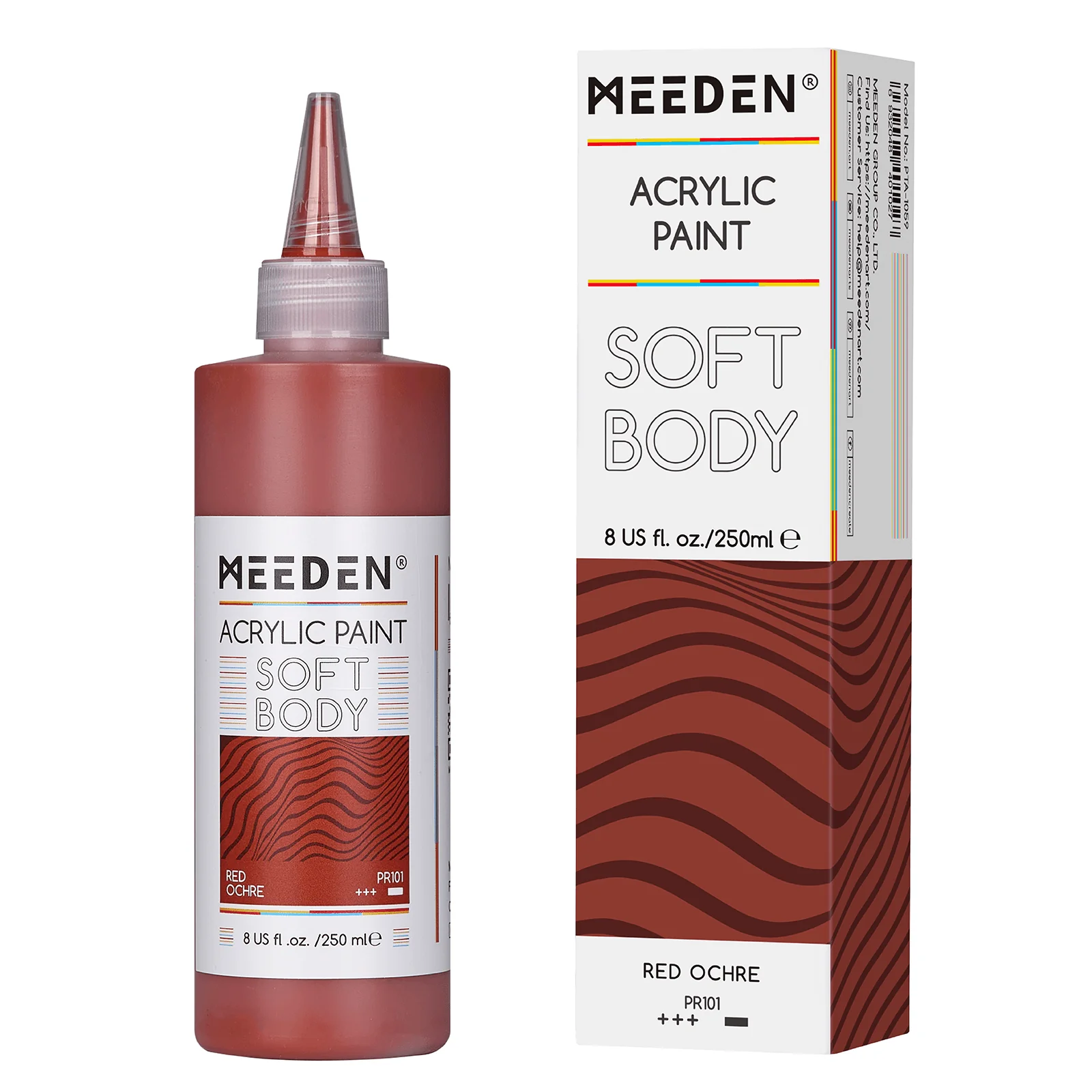 MEEDEN Soft Body Acrylic Paints Set, 37 Colors x 250ml/8.45oz - Image 66