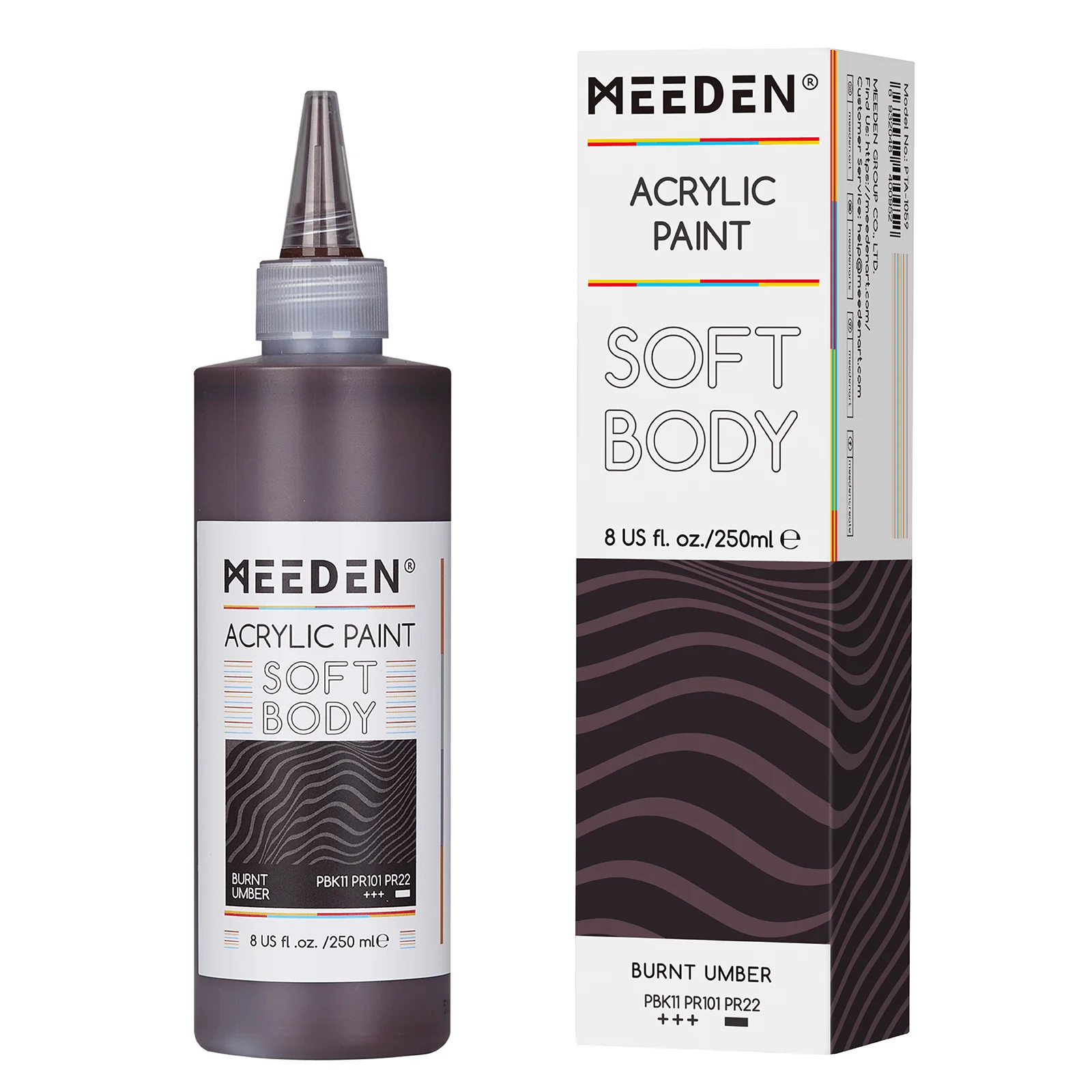 MEEDEN Soft Body Acrylic Paints Set, 37 Colors x 250ml/8.45oz - Image 70