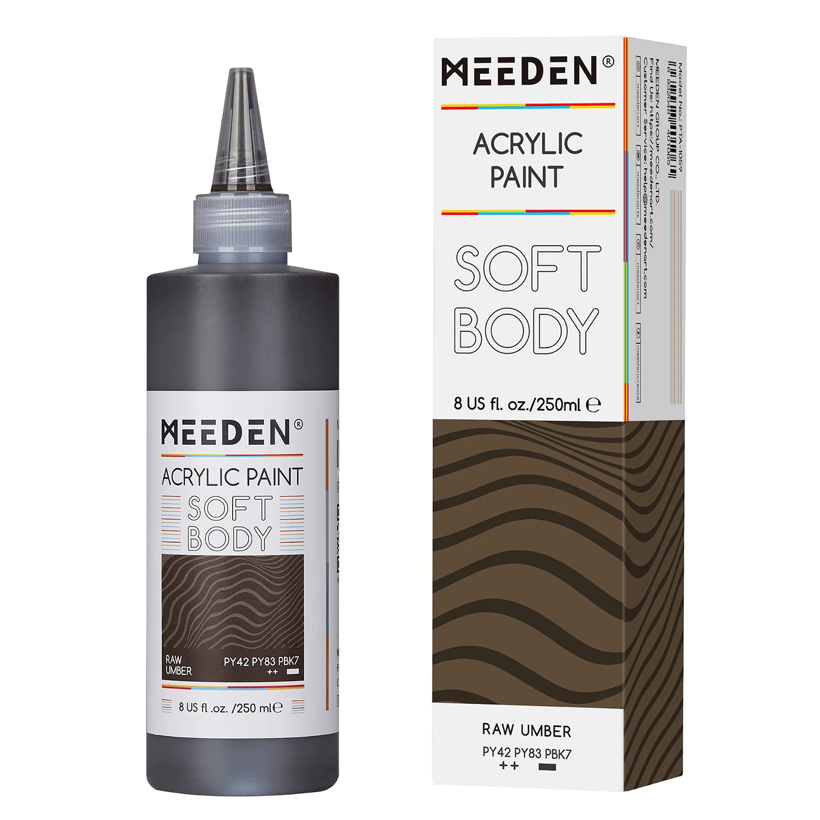 MEEDEN Soft Body Acrylic Paints Set, 37 Colors x 250ml/8.45oz - Image 72