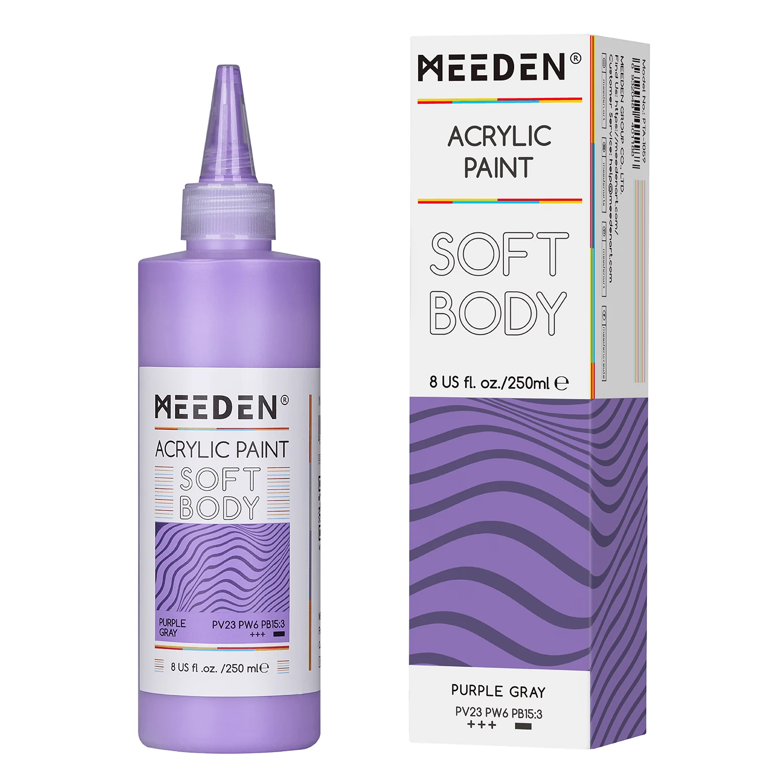 MEEDEN Soft Body Acrylic Paints Set, 37 Colors x 250ml/8.45oz - Image 76