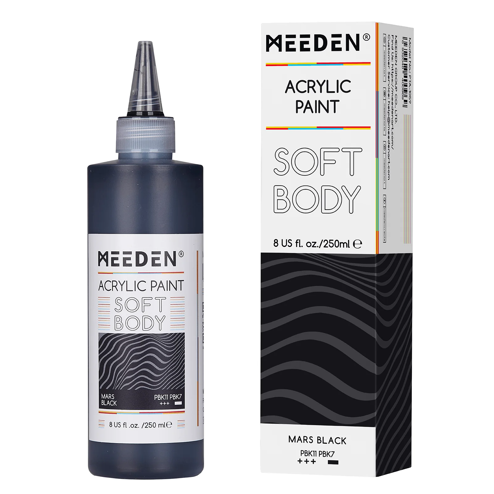 MEEDEN Soft Body Acrylic Paints Set, 37 Colors x 250ml/8.45oz - Image 78