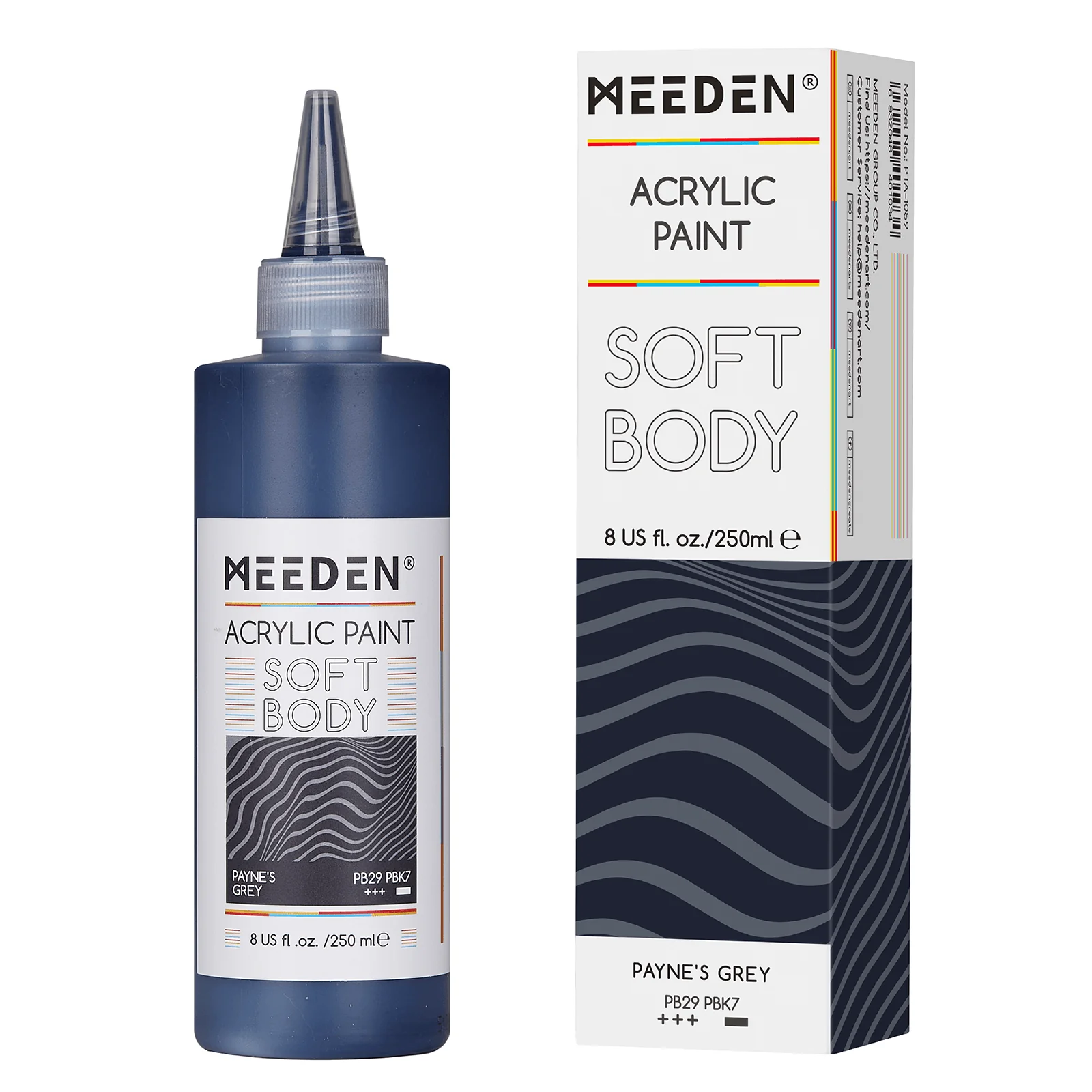 MEEDEN Soft Body Acrylic Paints Set, 37 Colors x 250ml/8.45oz - Image 80