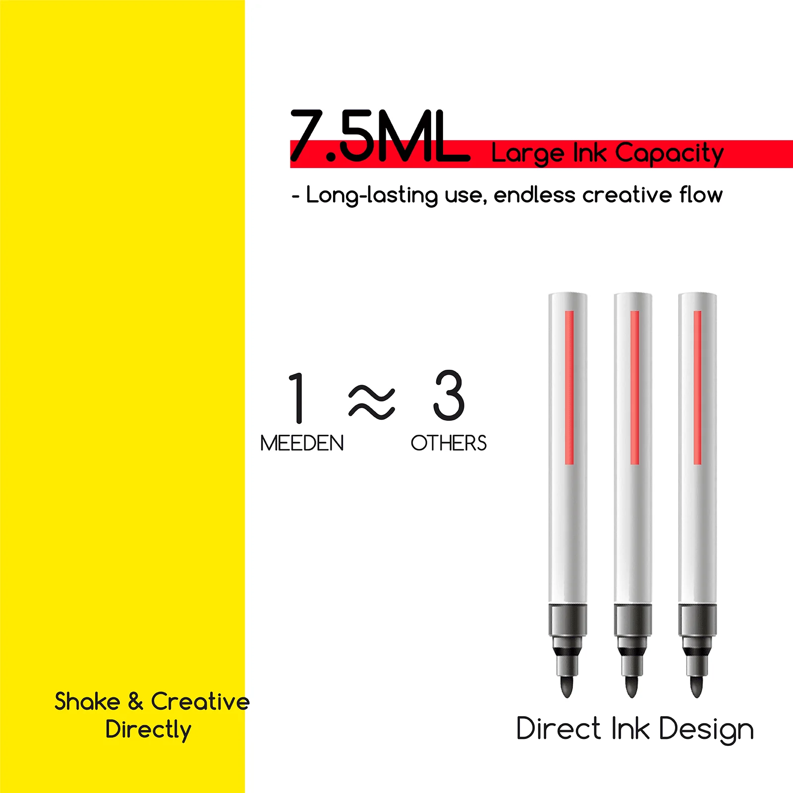 MEEDEN Soft Brush Tip Acrylic Paint Marker – 24 / 48 / 72 Colors - Image 7