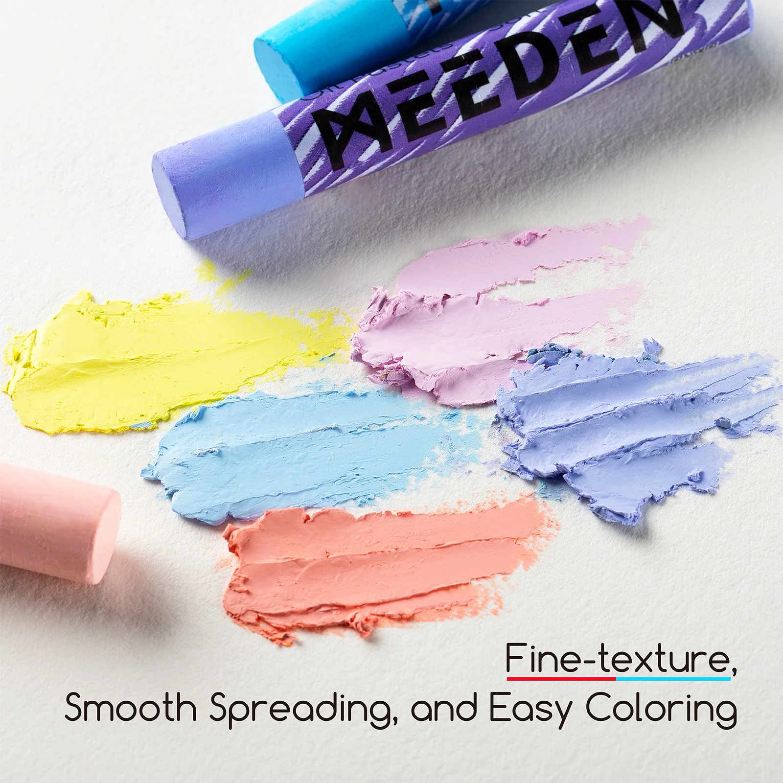 MEEDEN Soft Oil Pastels Set, 48 Colors + 4 Bonus Whites - Image 4