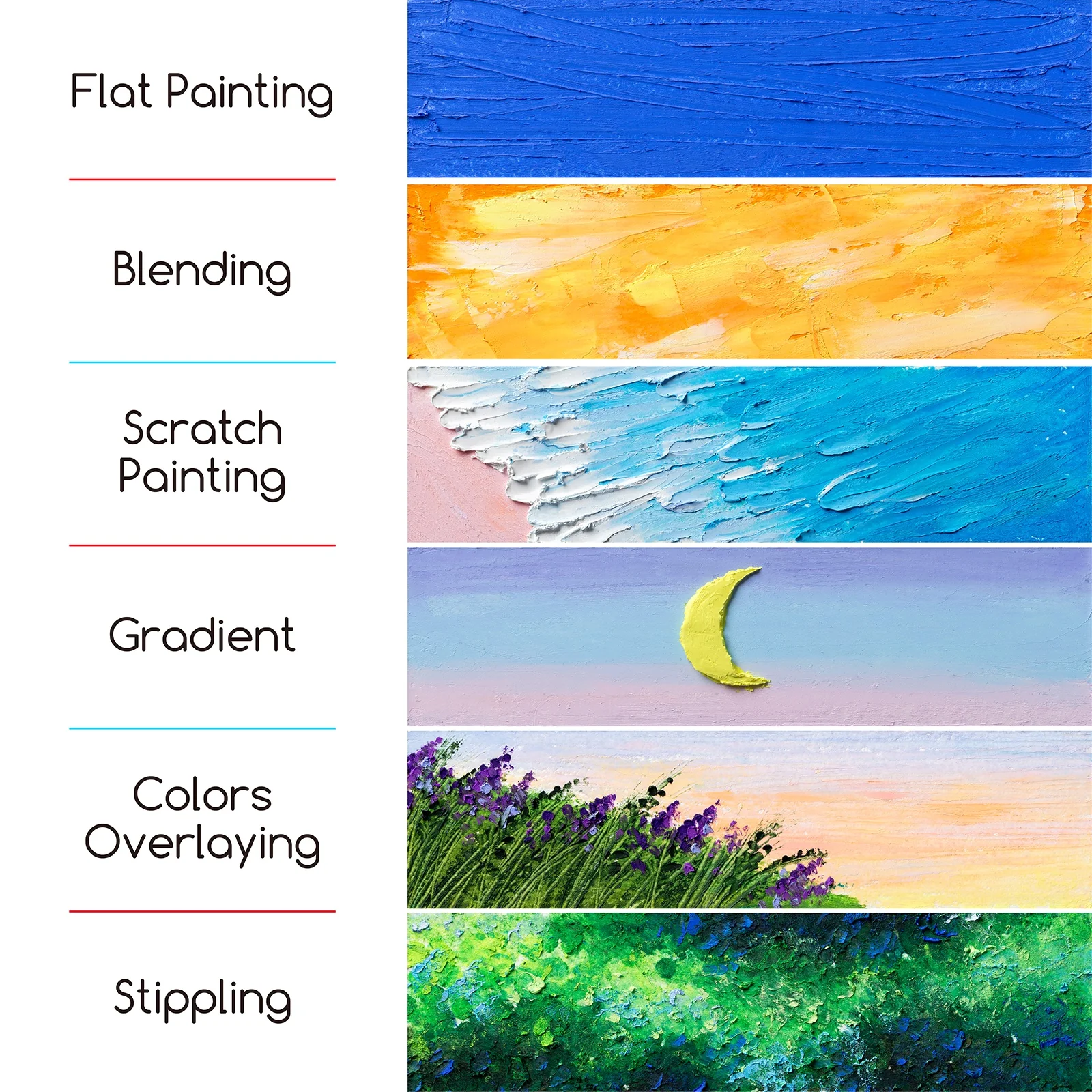MEEDEN Soft Oil Pastels Set, 48 Colors + 4 Bonus Whites - Image 6