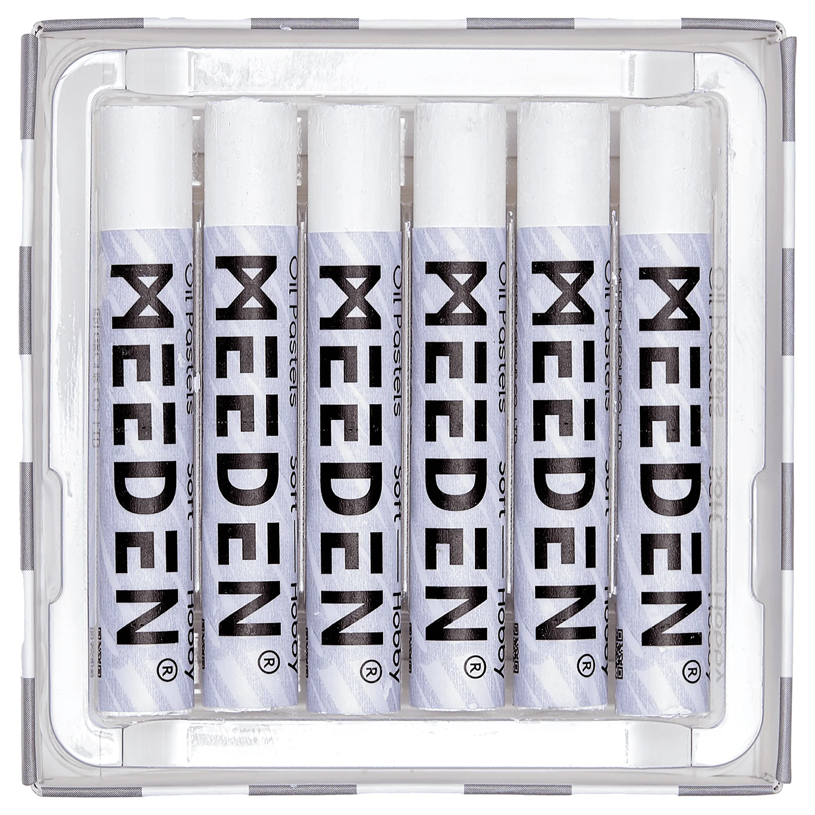 MEEDEN Soft White Oil Pastels: 6 Pcs - Image 2