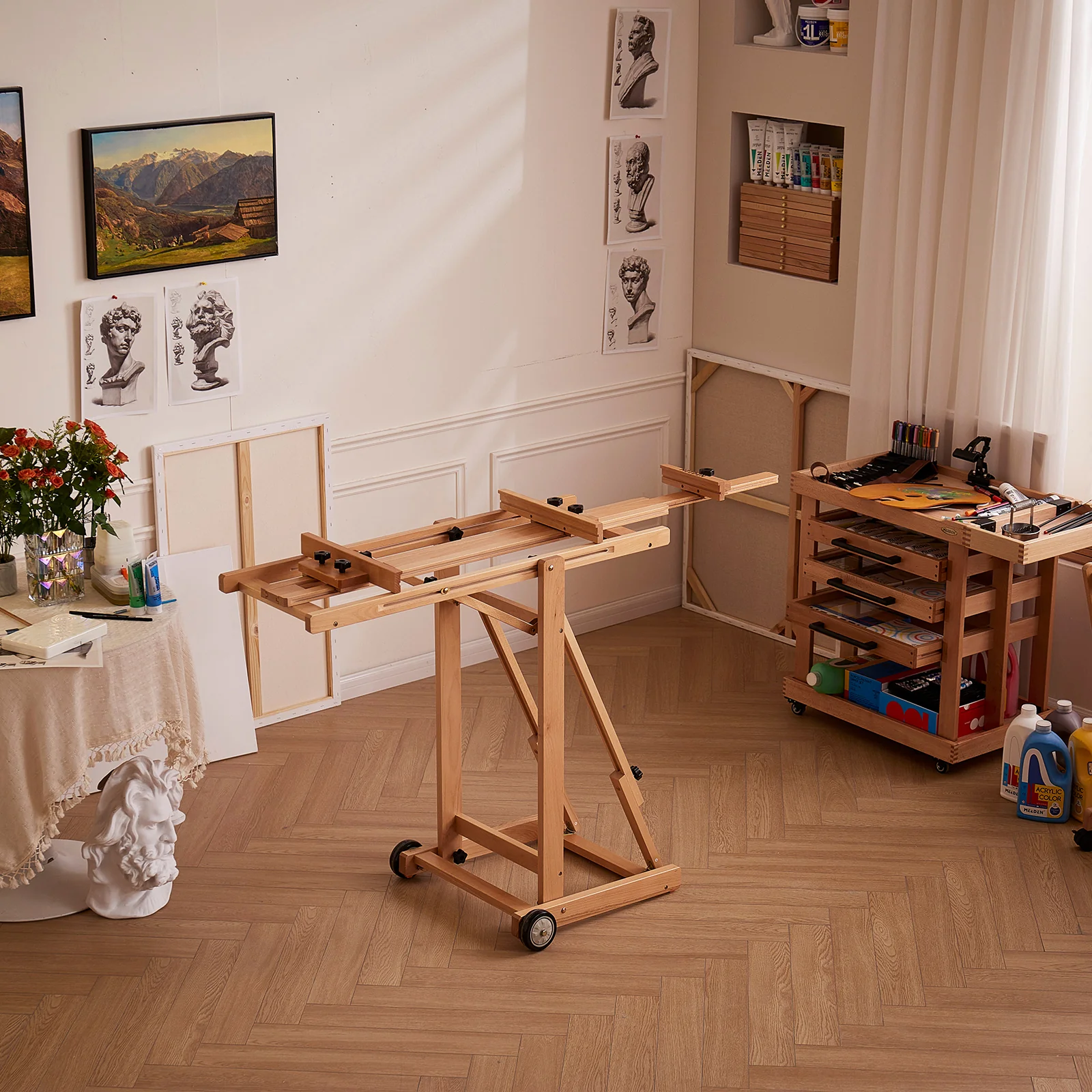 MEEDEN Versatile Studio H-Frame Artist Easel-W14 - Image 5