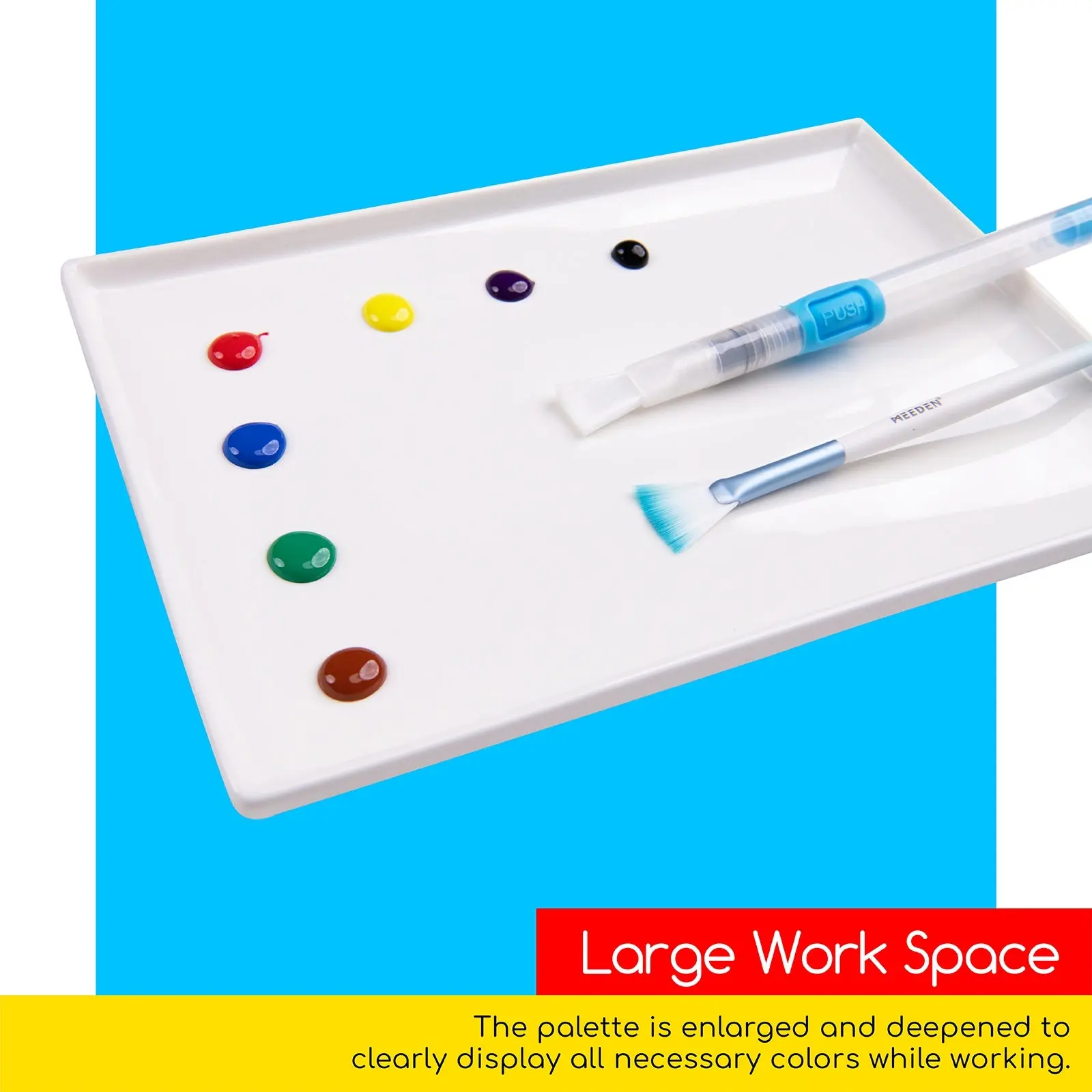 MEEDEN Ceramic Tray Palette - Image 4