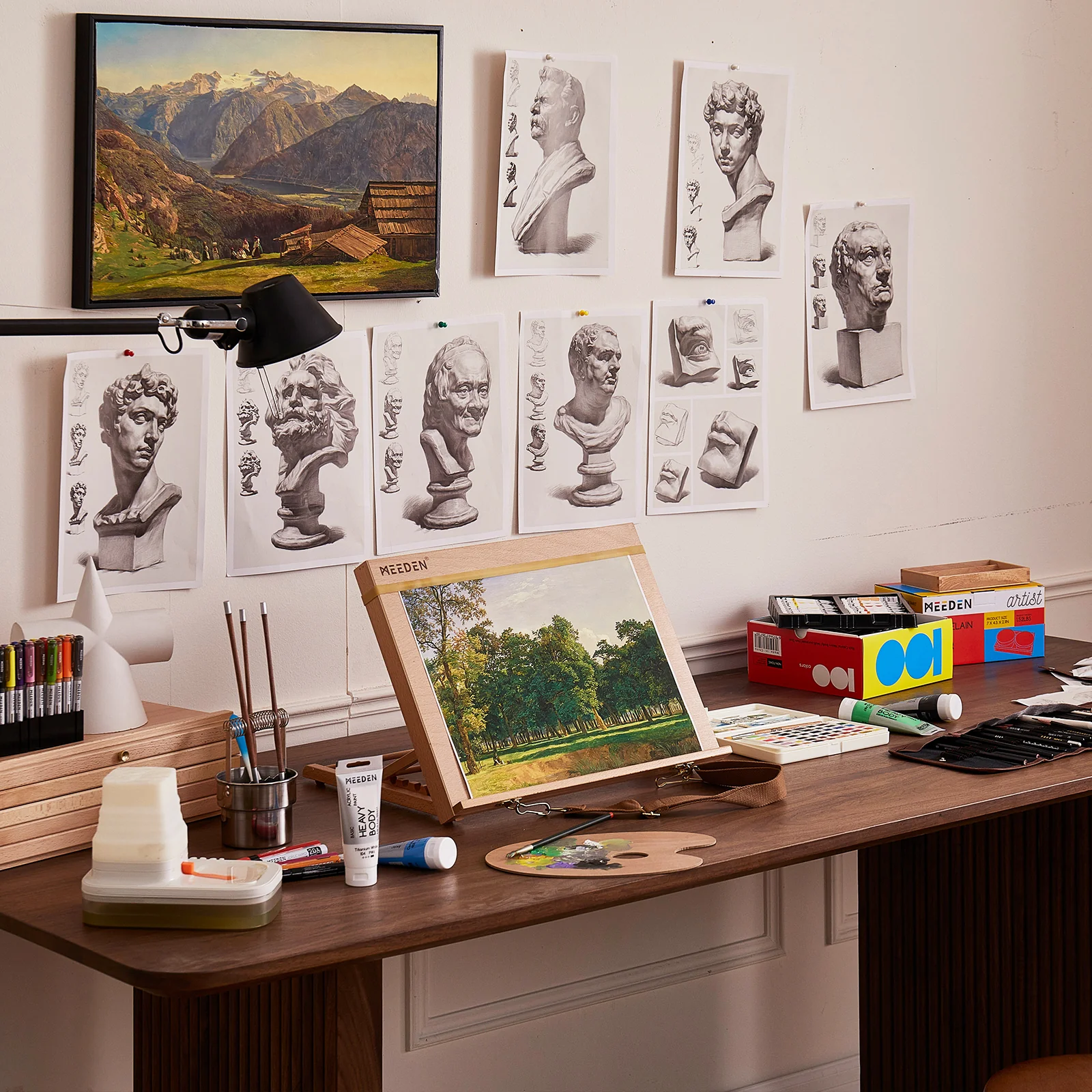 MEEDEN Portable & Adjustable Wood Sketching Board-HJ-A3 - Image 6