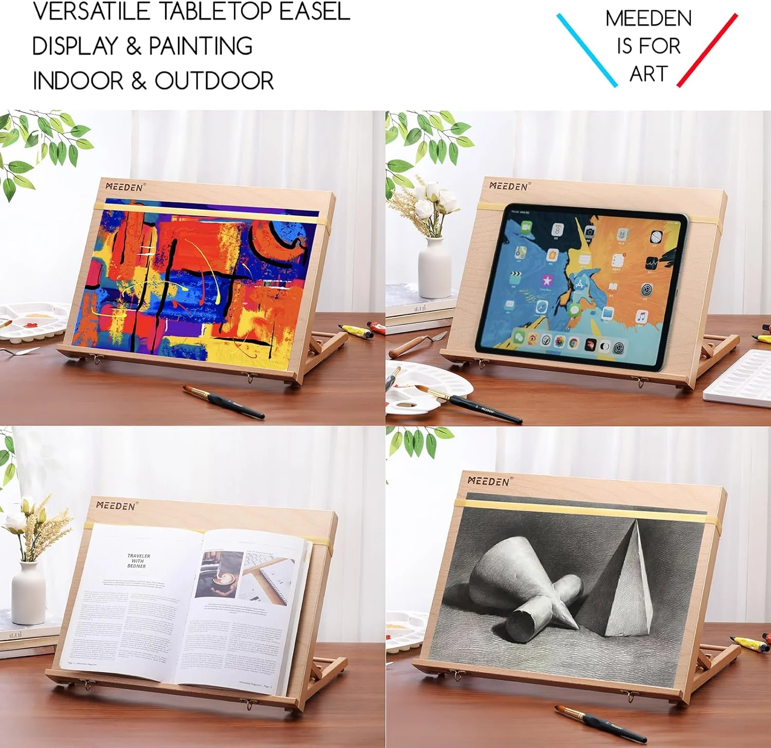 MEEDEN Portable & Adjustable Wood Sketching Board-HJ-A3 - Image 9