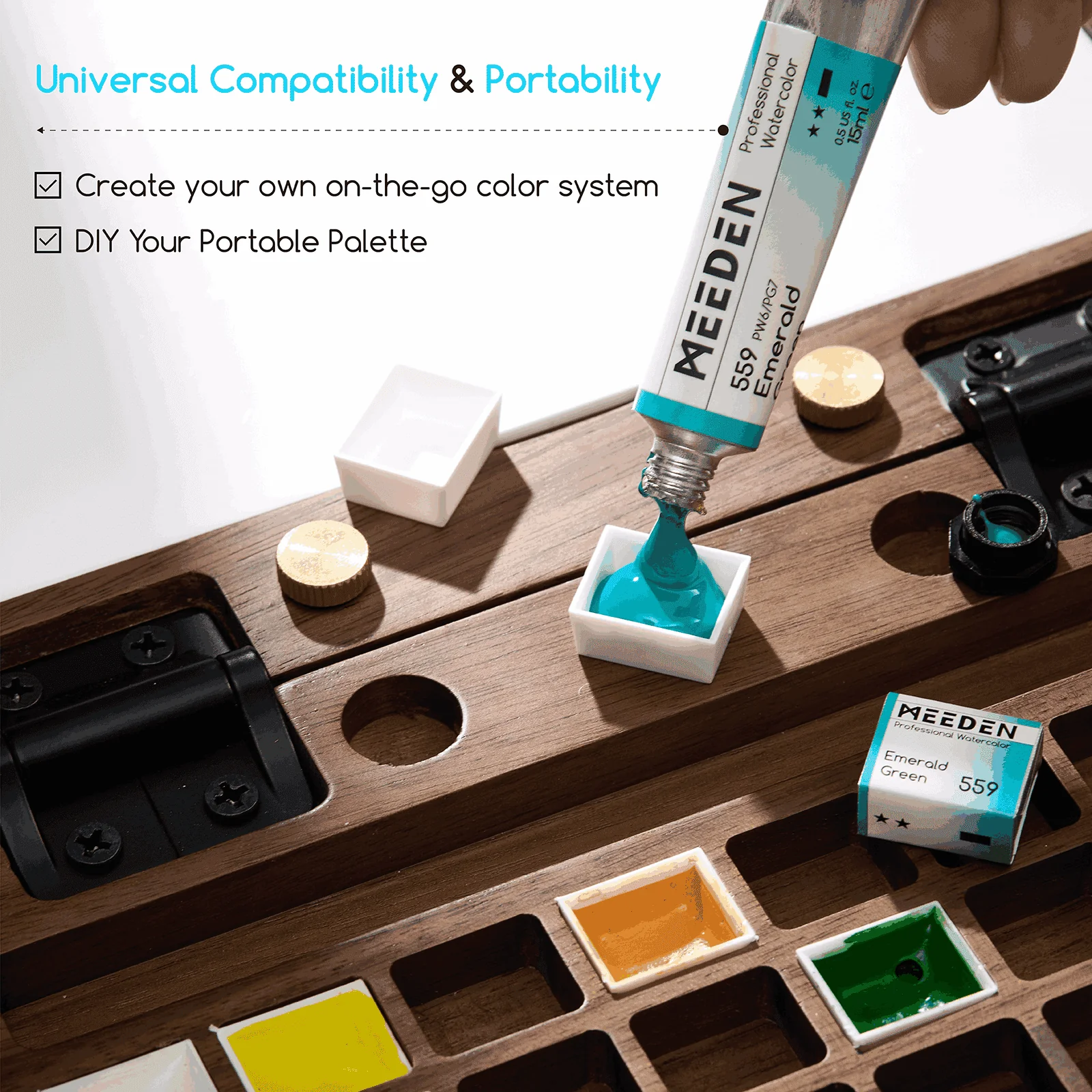 MEEDEN Professional Artist Watercolor Paint, 15ml/0.5oz - Image 10