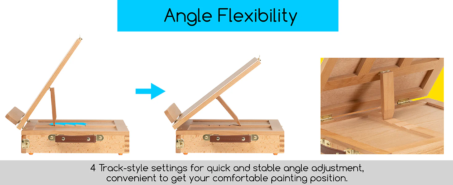 MEEDEN Tabletop Easel with Storage Drawer & Palette-XHC-1A - Image 5