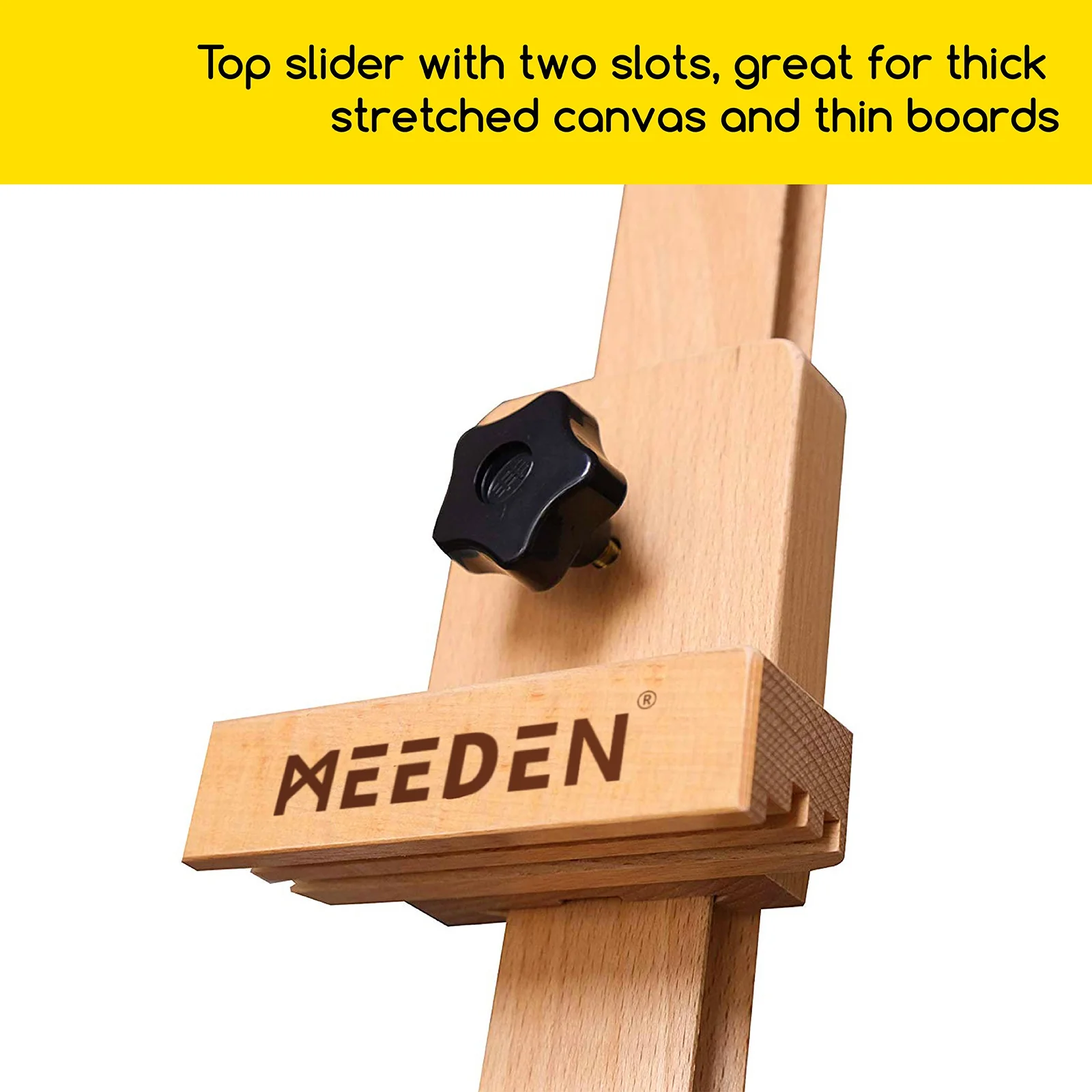 MEEDEN Solid Beechwood H-Frame Art Easel Stand-W02B - Image 4